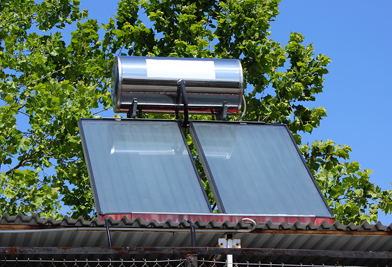 Image-of-a-solar-water-heater