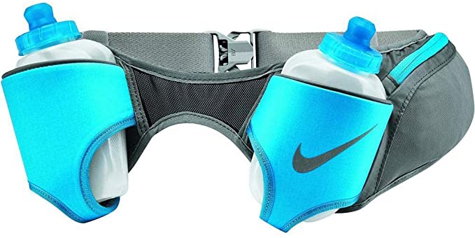 Nike Double Flask Belt 20OZ OSFM DUST/LT Blue Fury/Silver