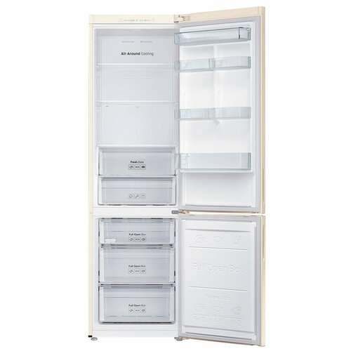Холодильник Samsung RB37J5050EF/UA с открытыми дверцами