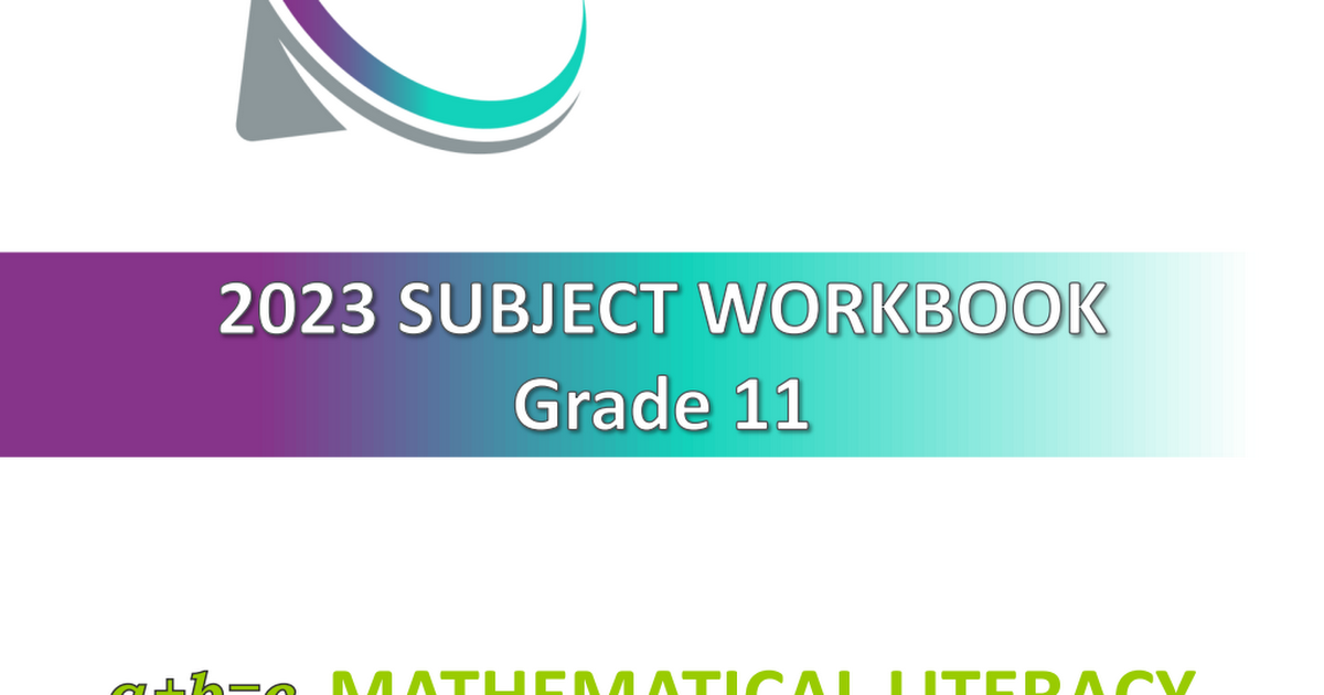 mathematical literacy grade 11 assignment pdf 2023 term 3