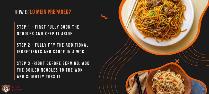how is lo mein prepared?