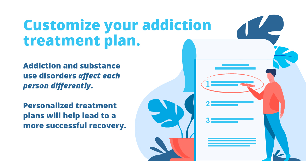 customize your addiction treatment plan