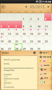 Period Calendar / Tracker apk Review