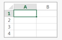 Assuming all the cells in column A are blank, which cell will this take you to?