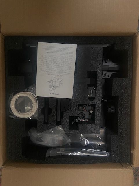Ender 3 S1 Pro unboxing and accessories before assembly as a kit