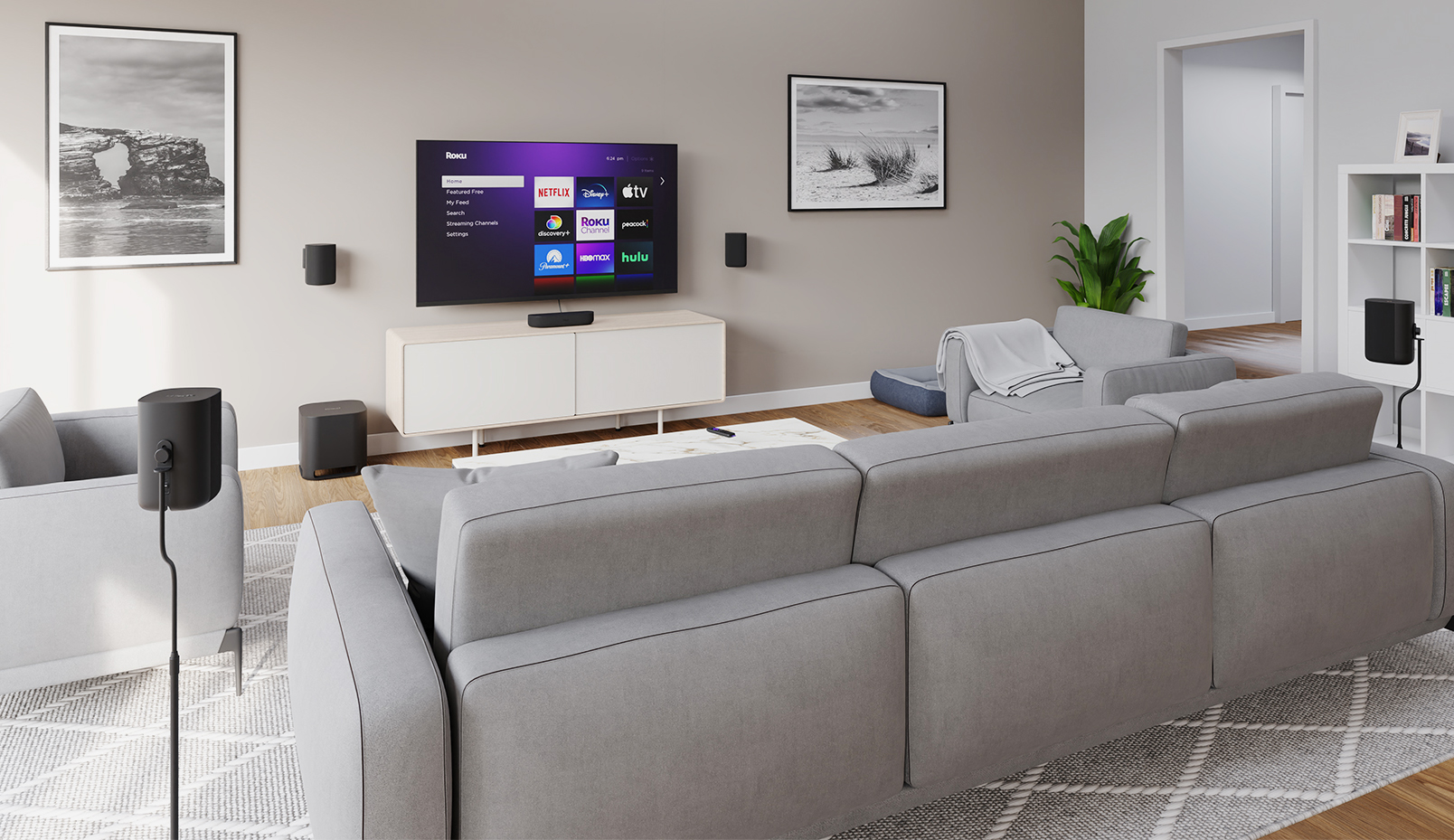 Home Theater Roku Style