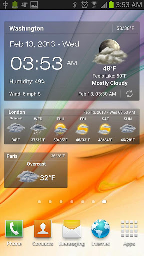Android Weather & Clock Widget apk Download Android Weather & Clock Widget apk