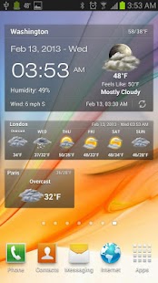 Android Weather & Clock Widget apk Review