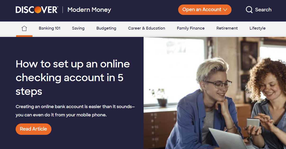 Discover's Modern Money Blog