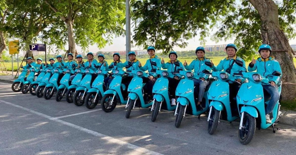  Xe ôm xanh Vinfast chính thức khởi động tại thị trường Hà Nội