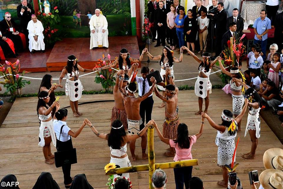 Diễn từ của Đức Thánh Cha tại Nhà cho Thanh Thiếu niên & Trẻ em bị bỏ rơi ở Puerto Maldonado, Peru