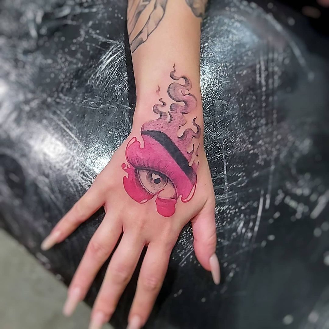 Fire Eye Tattoo