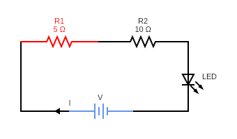 Series resistor circuit
