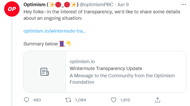 optimism và wintermute