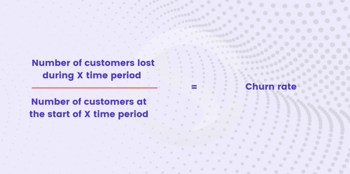 How to calculate customer churn rate formula