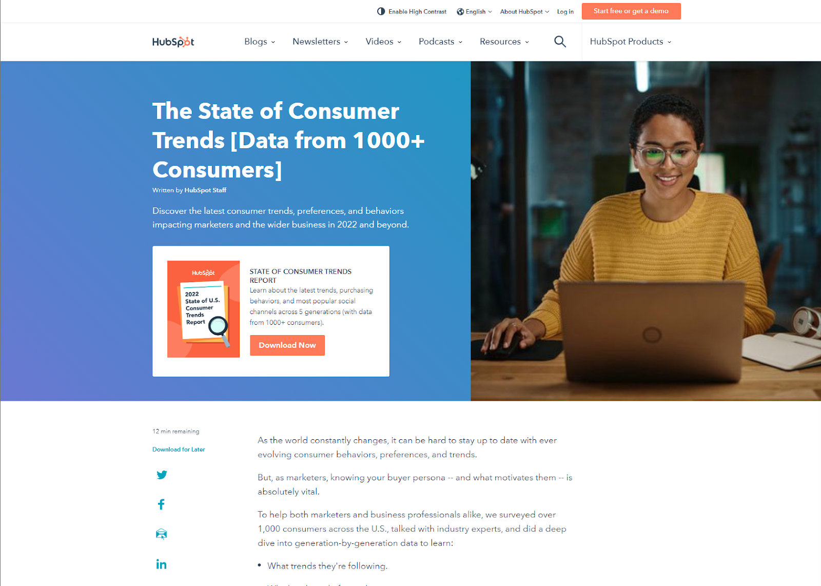 State of HubSpot Consumer Trends