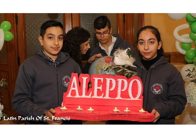 Children from the Latin Parish of St. Francis in Aleppo, Syria - RV