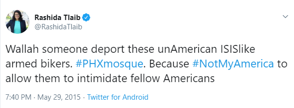 Rashida Tlaib deport Americans