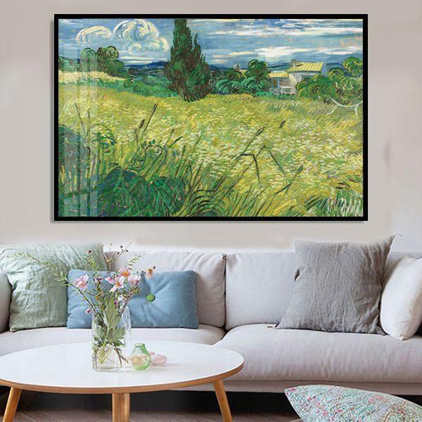 Bức tranh cánh đồng cỏ hoang của van Gogh TT3559