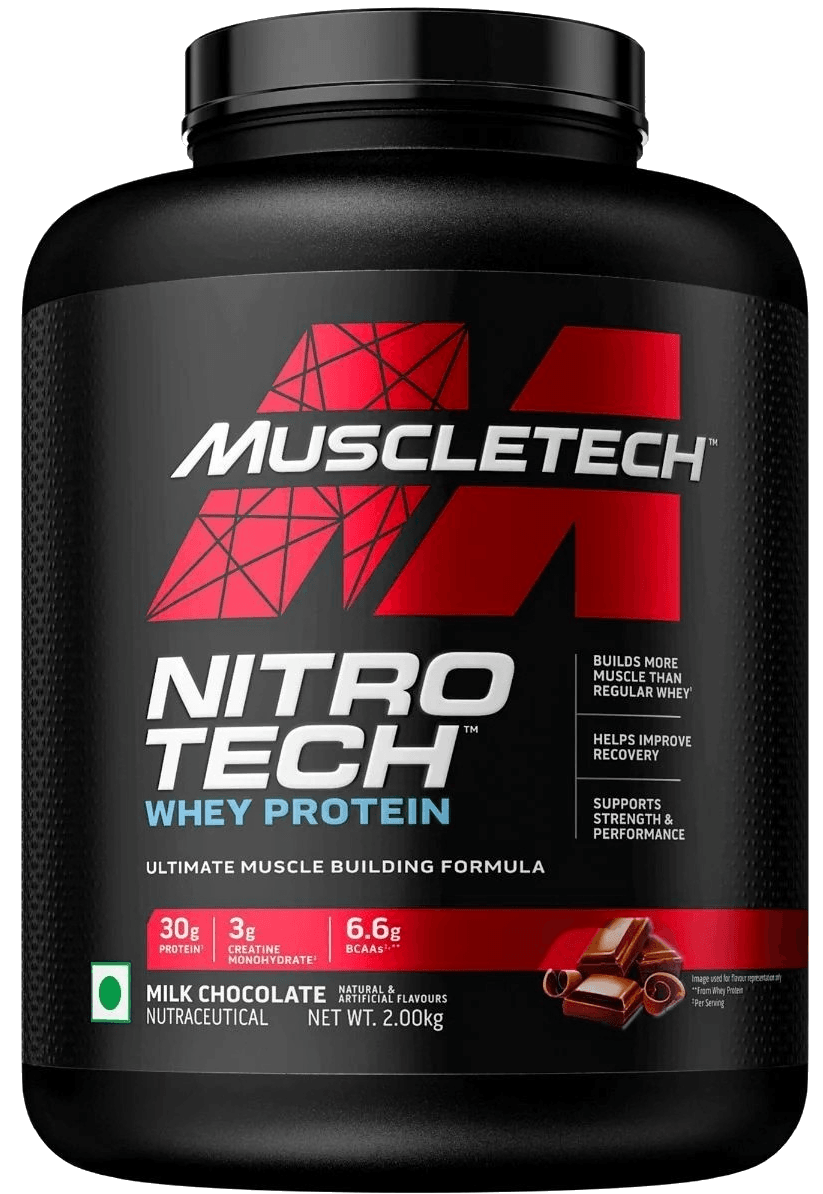 MuscleTech Nitro-Tech whey Protein Isolate & Protein Blend 