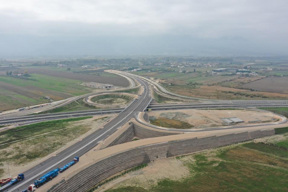 Εντυπωσιακή η πρόοδος των κατασκευαστικών εργασιών στο Νότιο τμήμα του Αυτοκινητοδρόμου Κεντρικής Ελλάδας