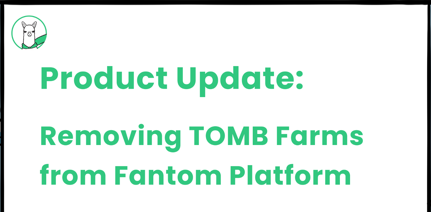 更新消息：TOMB 农场池将从 Fantom 平台上移除