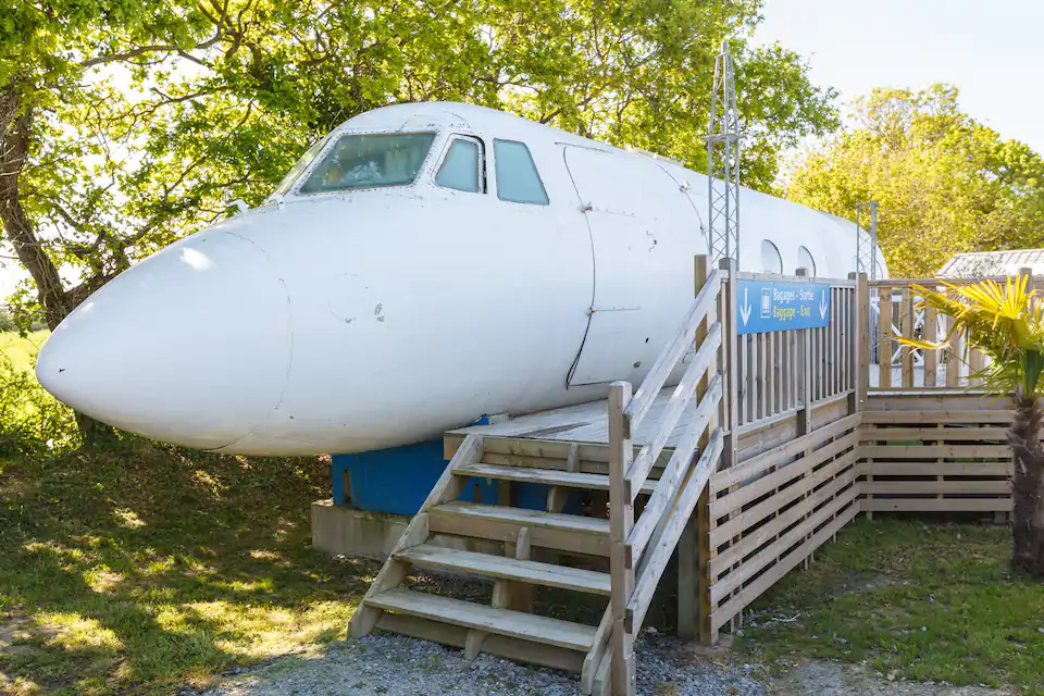 A Converted Airplane, France