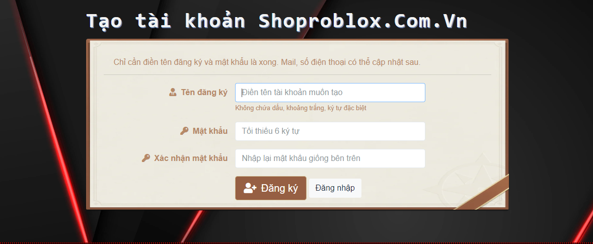 Shoproblox – Mua bán Robux và acc Roblox uy tín hàng đầu tại Việt Nam