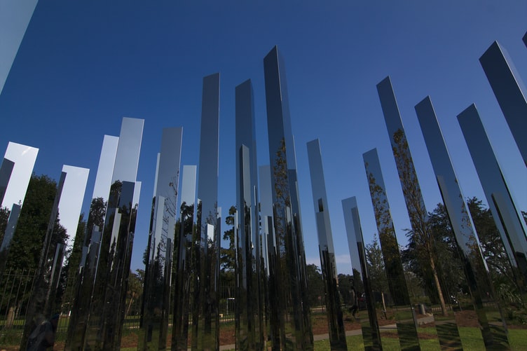 mirror poles during daytime