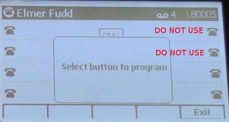 Mitel Phone Buttons DO NOT PROGRAM