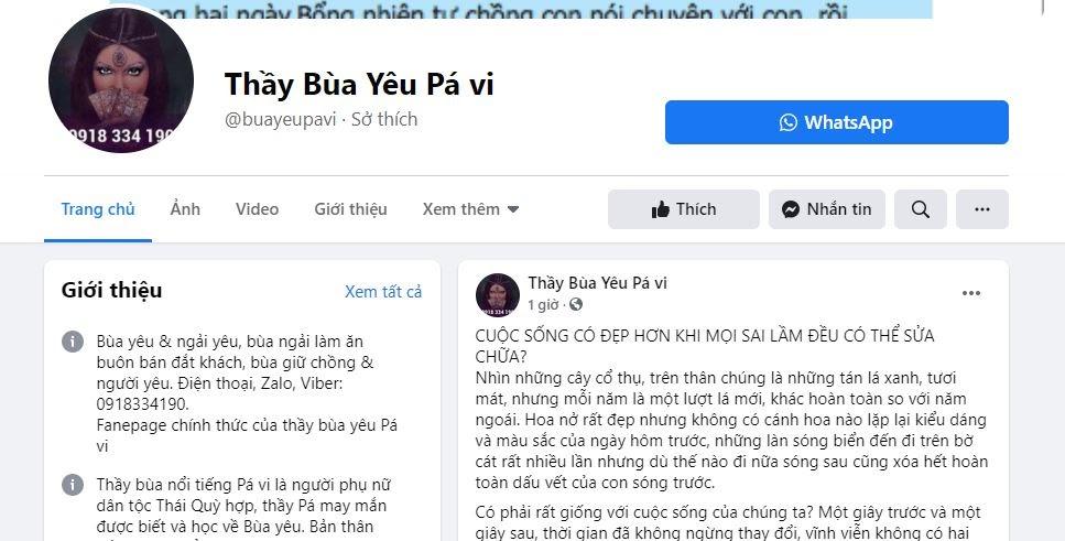 Thầy Pá Vi ở đâu? Bùa yêu thầy Pá Vi có tốt không? | Thầy bùa yêu Pá vi