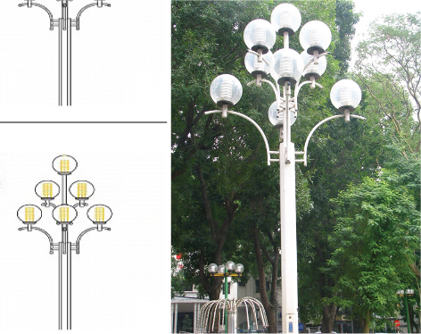 Mua Cột đèn sân vườn DC20 của Phan Nguyễn