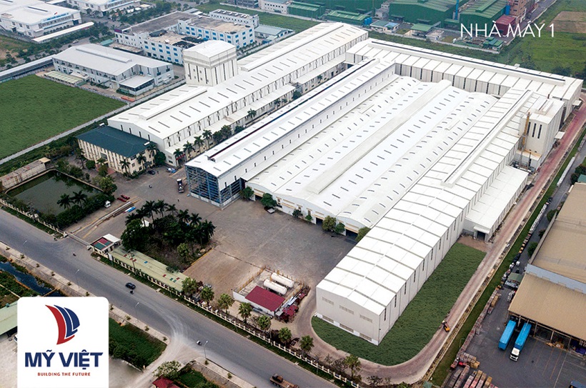 Nhà máy sản xuất tôn Olympic hiện đại tại Mỹ Việt Group
