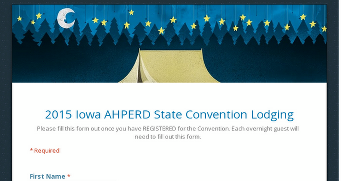 2015 Iowa AHPERD State Convention Lodging 