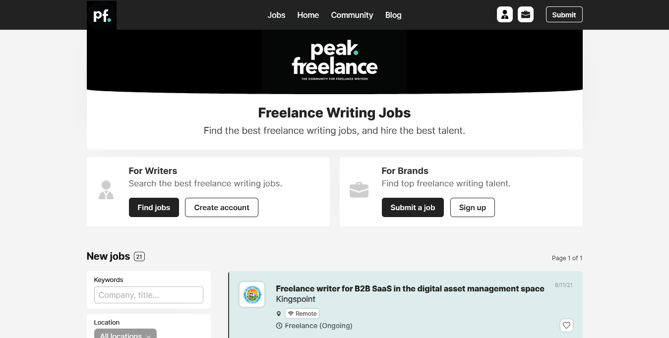 best online freelance writing jobs