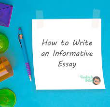 How to Write An Intro For An Informative Essay