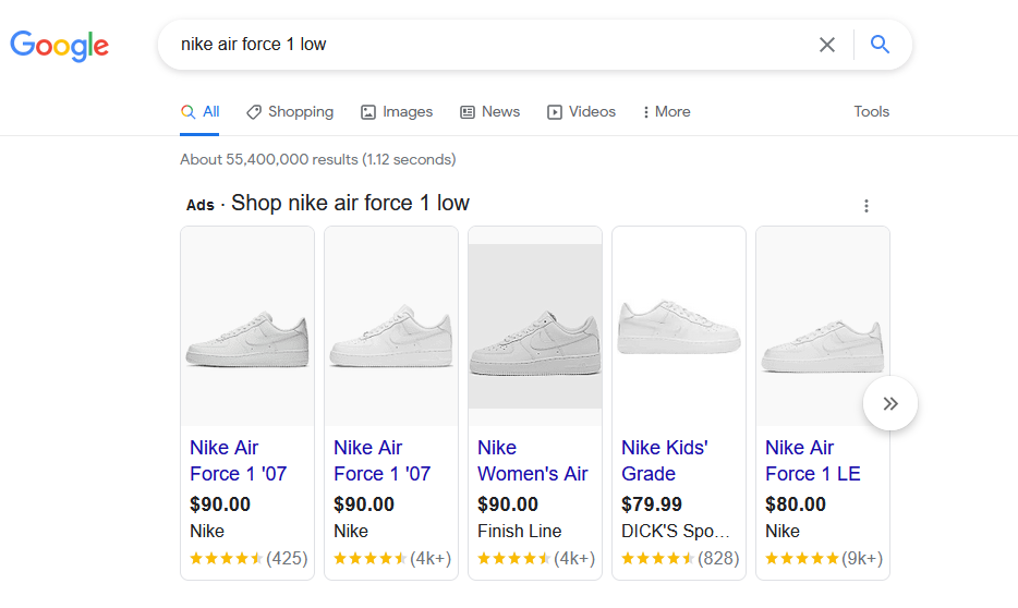 Google Shopping oglasi