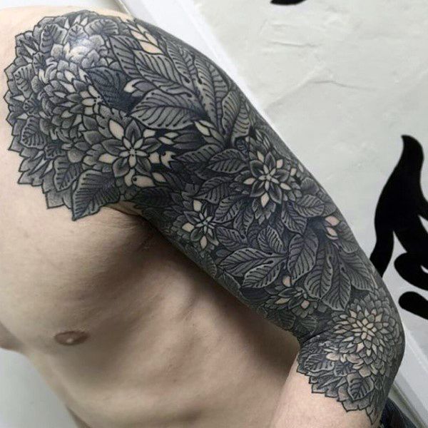 ลายสักไม้เลื้อยผู้ชาย 04