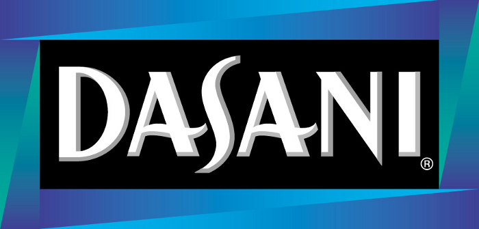 Logo de la compagnie des eaux Dasani