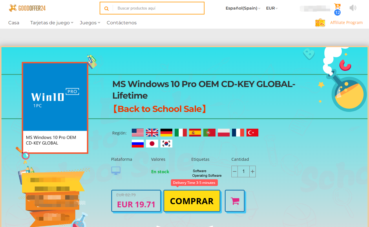 Windows 10 and Office on sale