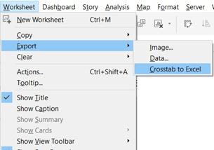 5 Quick Ways to Export Data from Tableau View onto Excel - BI connector Blog