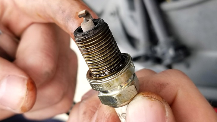 Because of wear and tear, spark plugs might be dirty or manifest the wrong gap, making combustion of fuel challenging or impossible. This sets off a chain reaction that can only be reversed by undertaking routine servicing.
