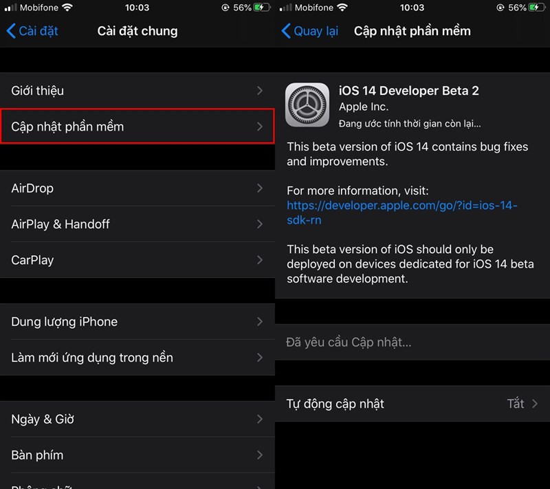 Có nên cập nhật phiên bản iOS 14 Beta 2 hay không?
