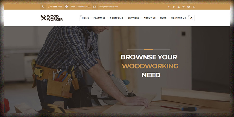 WoodWorker - Tema WordPress de carpintería