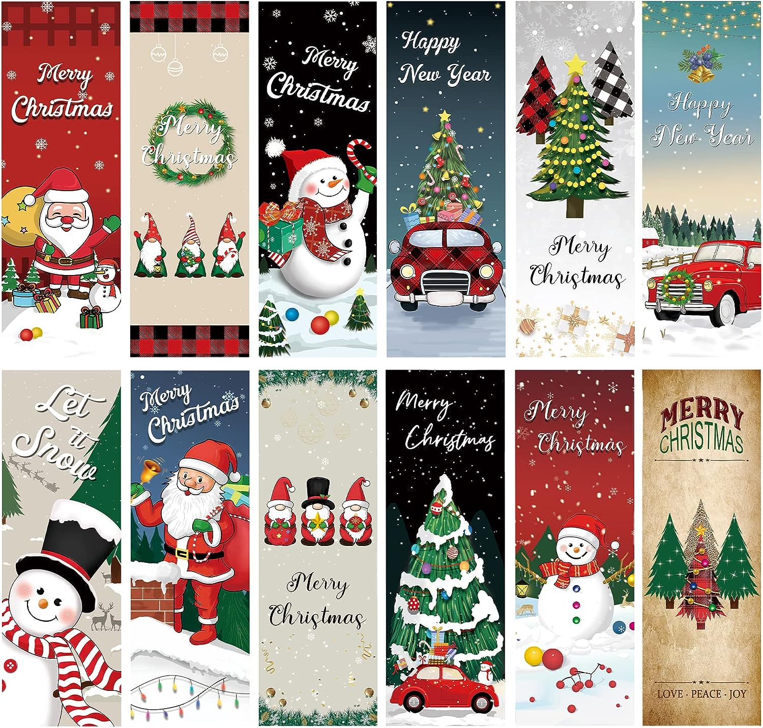 christmas bookmarks
