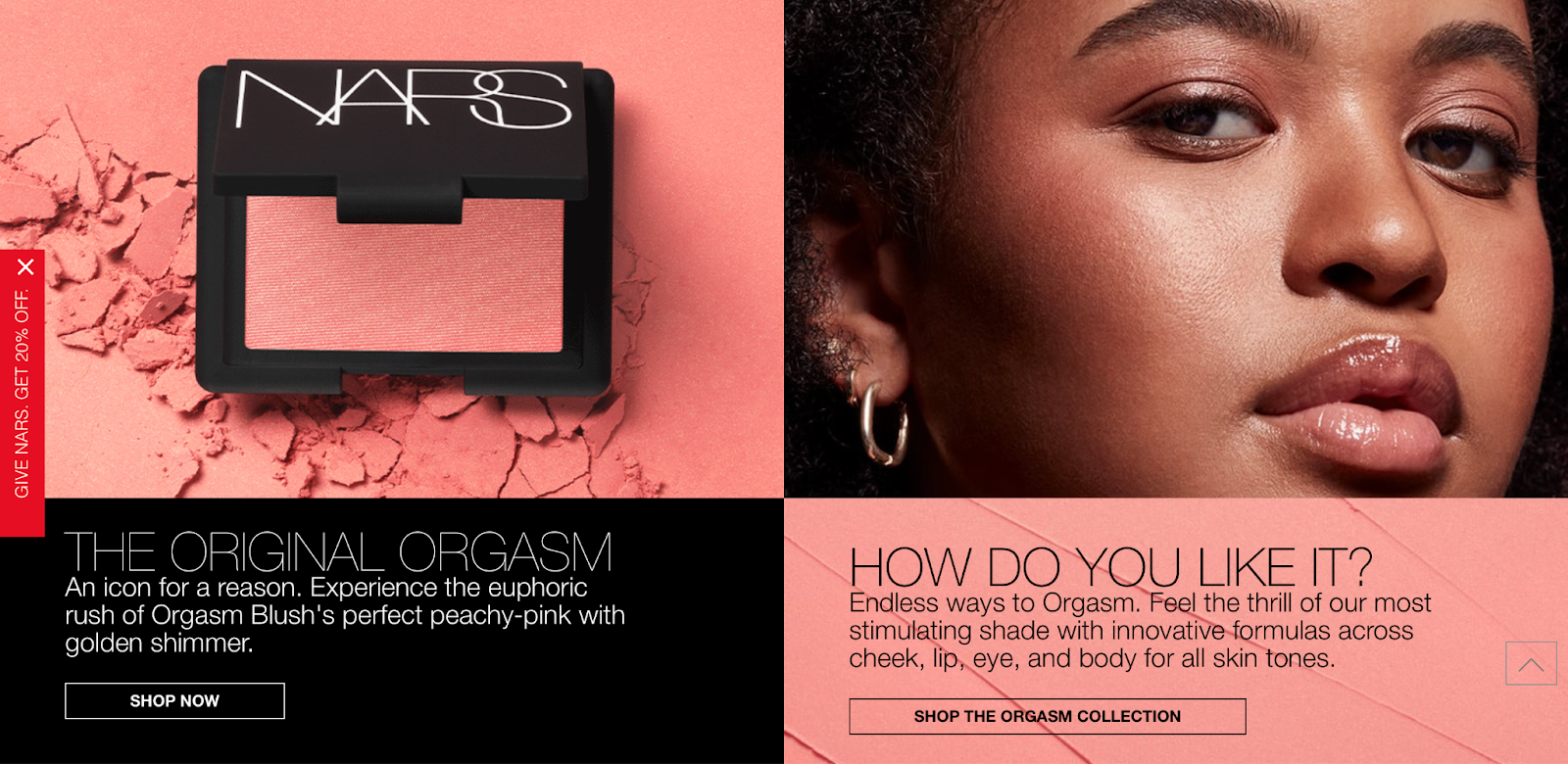 nars-cosmetics-website-design