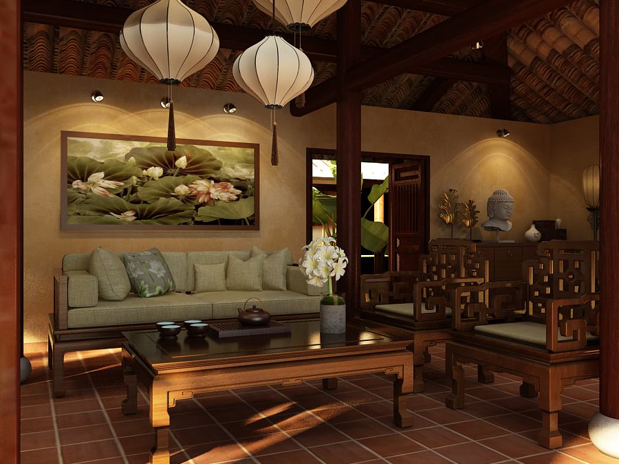 Nội thất khách sạn vừa hiện đại, vừa truyền thống vô cùng hấp dẫn khách du lịch nước ngoài