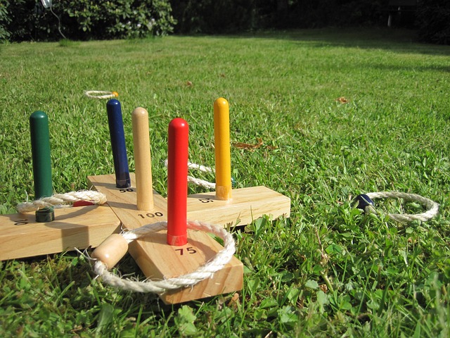 Ring toss is another of the interesting camping games