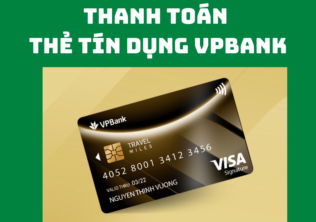 Thanh toán dư nợ thẻ tín dụng Vpbank