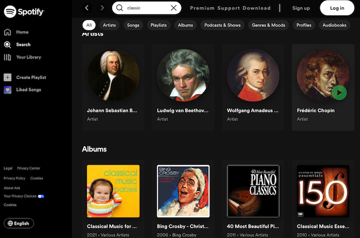 spotify classical music playlist
